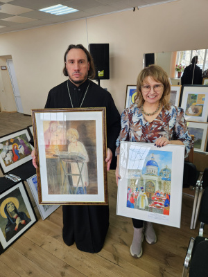 Жюри оценили работы участников выставки-конкурса изобразительного творчества «Благовест»