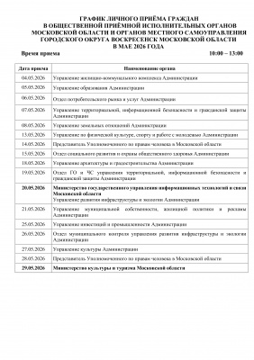 Вниманию жителей!