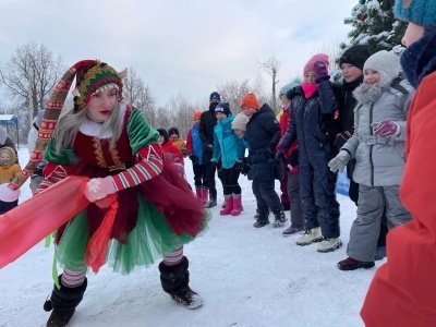 "Праздник зимних чудес" для детишек из с. Фаустово и д. Золотово 