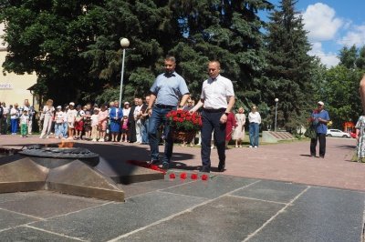 В День памяти и скорби в Воскресенске прошли памятные мероприятия