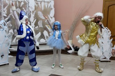 Зимняя сказка началась в ДК с. Косяково