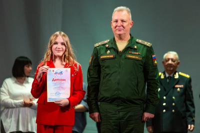 Учащаяся Воскресенской детской школы искусств выступила на Всероссийском конкурсе «Профессия – Родину защищать»